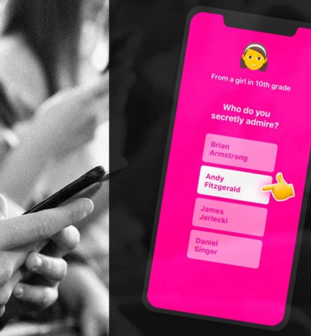 Gas app encourages students to vote on polls about their peers. 
