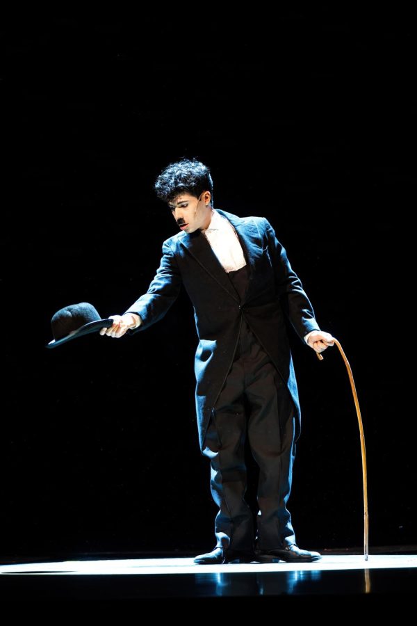 Senior AJ Morales plays the title character in Chaplin. 