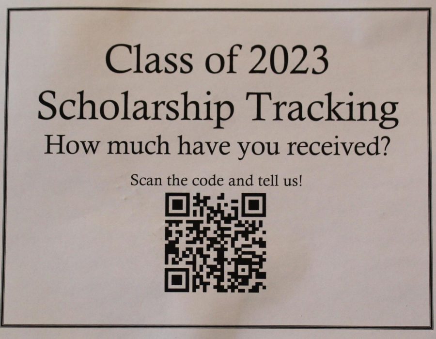 Opportunities for students to share their scholarship winnings pop up around school as college acceptance season approaches.