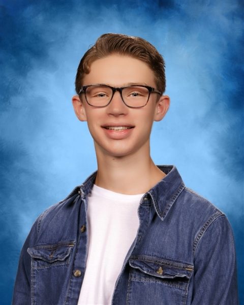 Junior Matteo Moreali was selected to represent NHS at Legacy Middle School.