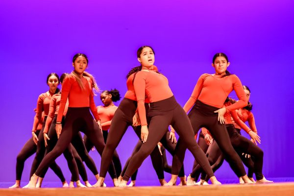 Members of the Dance Magnet perform during the Prism show.