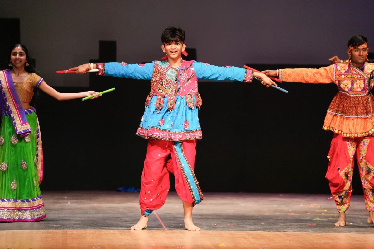 Sophomore+Yug+Patel+performs+during+the+Asian+Festival.