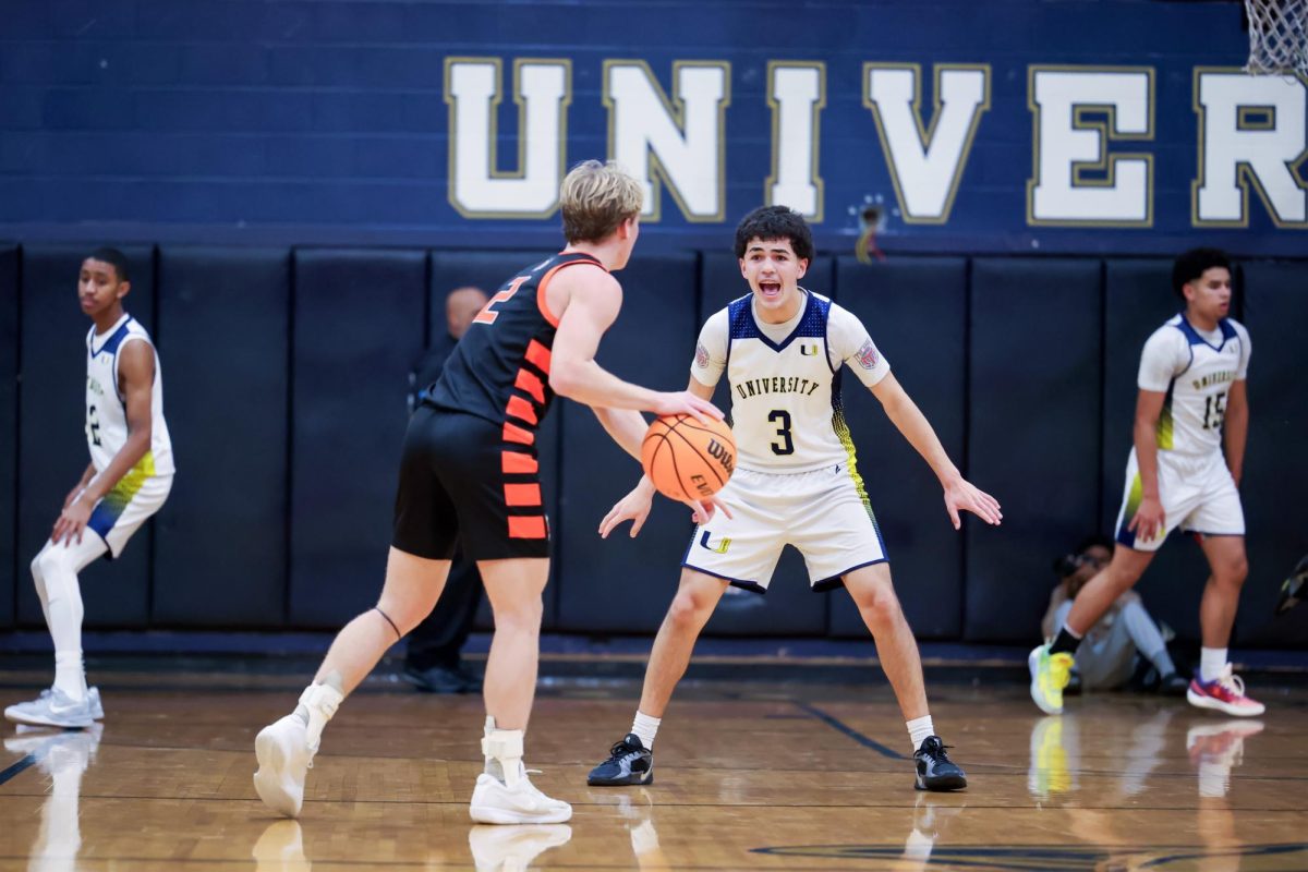 Sophomore player #3 Quais Hafid pictured during a game.